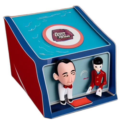 peewee, herman, astral, journey transparent PNG cut-out