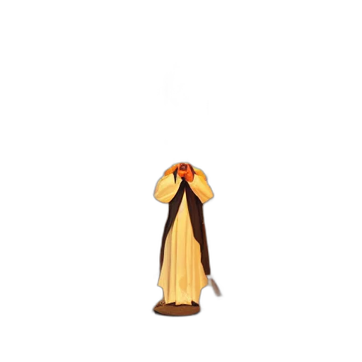 dress, staff, jacket, hat transparent PNG cut-out