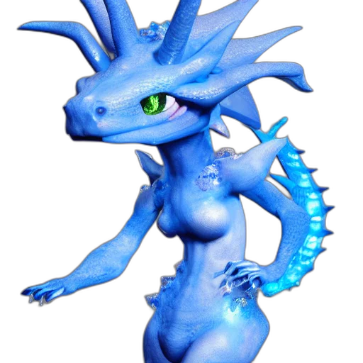 dragon, creature, animal, 3d render transparent PNG cut-out