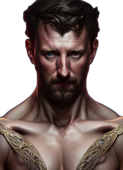 face, photorealistic, concept art, fantasy art transparent PNG cut-out