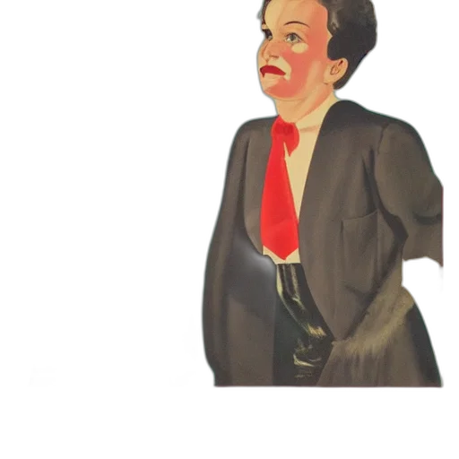 jacket, staff, face, dress transparent PNG cut-out