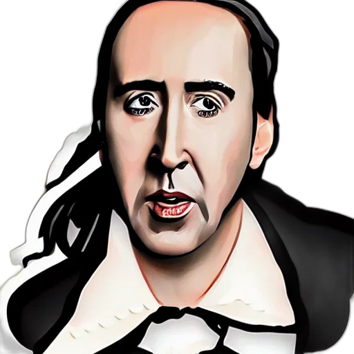 face, cartoon, photorealistic, comic book art transparent PNG cut-out