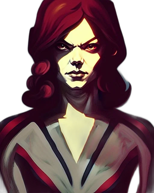 face, dress, comic book art, concept art transparent PNG cut-out