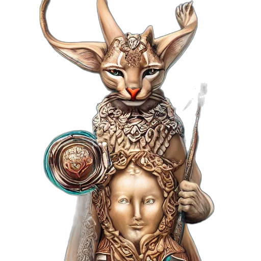 jewelry, staff, mask, fantasy art, 3d render, concept art, photorealistic, masterpiece transparent PNG cut-out