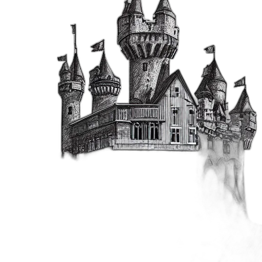 crown, building, staff, concept art transparent PNG cut-out