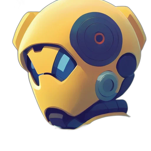 robot, mask, weapon, staff transparent PNG cut-out