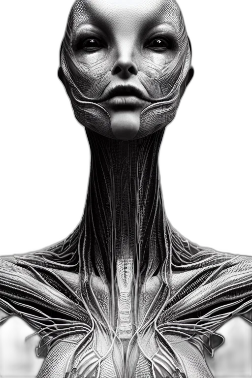face, mask, robot, creature transparent PNG cut-out