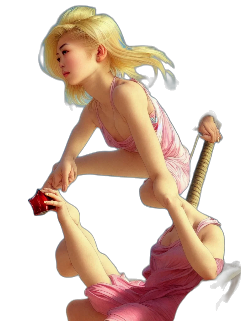 dress, weapon, staff, sword, fantasy art, concept art, photorealistic, 3d render transparent PNG cut-out