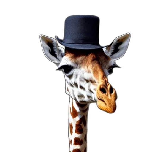 hat, animal, staff, creature transparent PNG cut-out