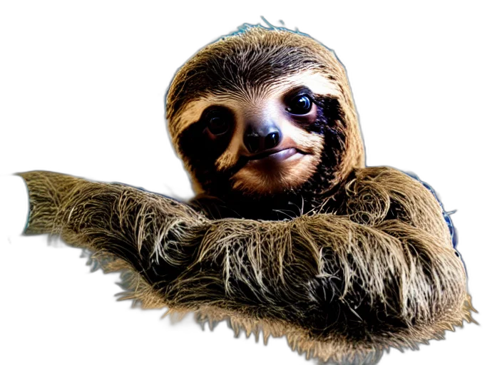 creature, animal, hair, mask, concept art, photorealistic, 3d render, fantasy art transparent PNG cut-out