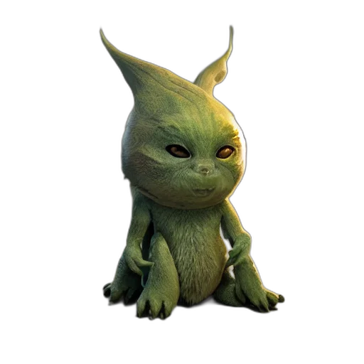 creature, dragon, animal, staff, 3d render, concept art, fantasy art, photorealistic transparent PNG cut-out