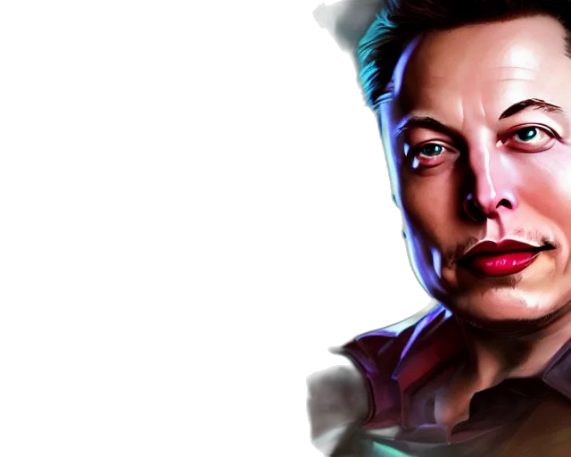 face, photorealistic, comic book art, concept art, cyberpunk, league, legend, champion transparent PNG cut-out