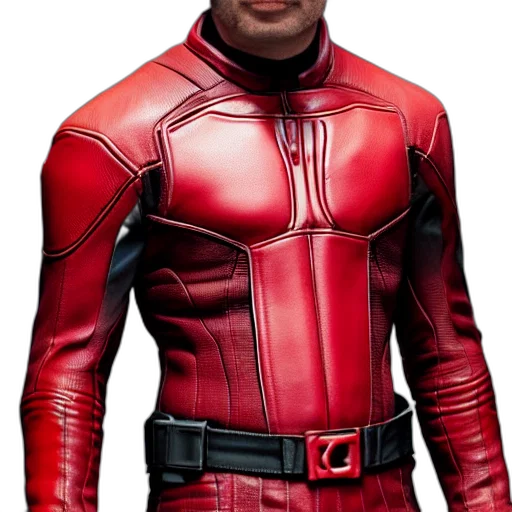 jacket, comic book art, concept art, 3d render transparent PNG cut-out