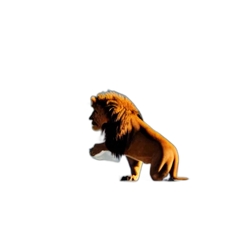 animal, creature, staff, crown transparent PNG cut-out