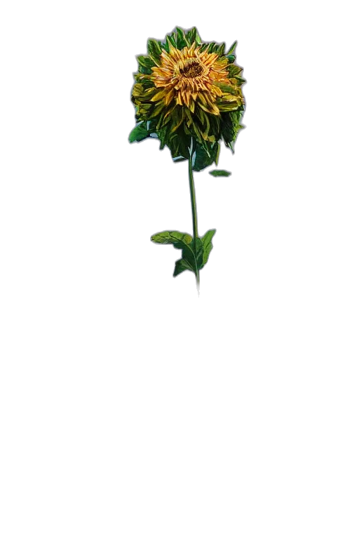 flower, crown, staff, weapon, 3d render, photorealistic, concept art, pixel art transparent PNG cut-out