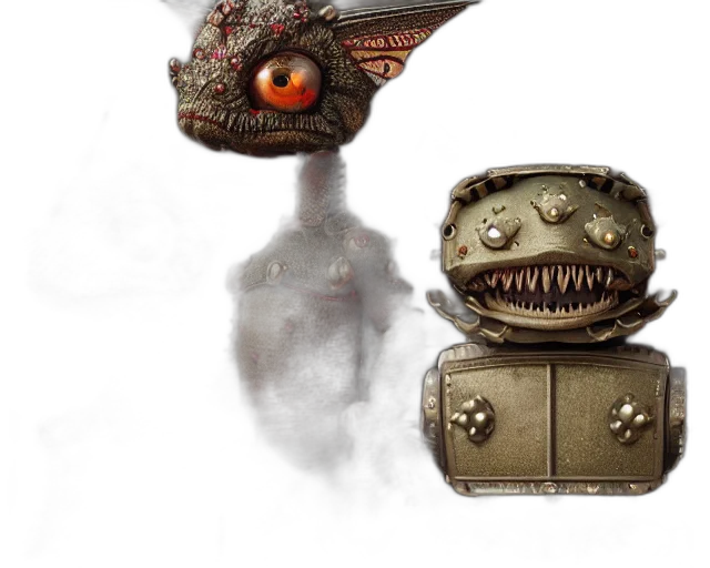 creature, mask, robot, hat transparent PNG cut-out