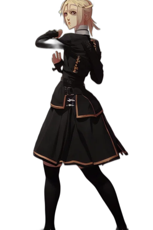 staff, dress, jacket, weapon transparent PNG cut-out