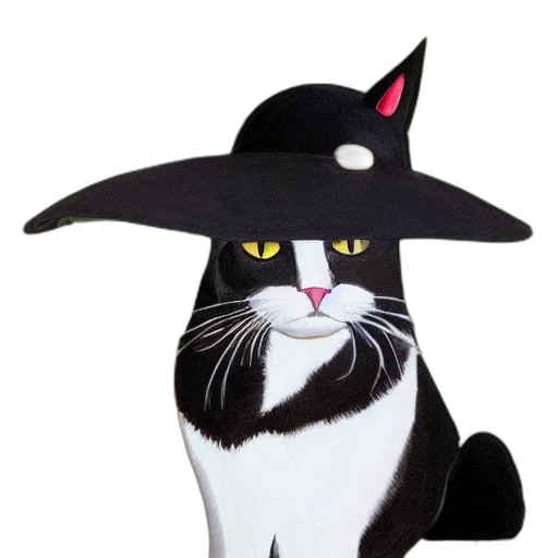 hat, staff, animal, creature transparent PNG cut-out