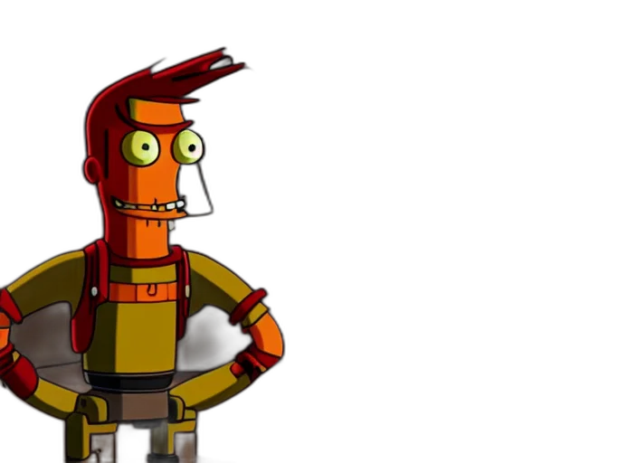 robot, concept art, 3d render, pixel art transparent PNG cut-out