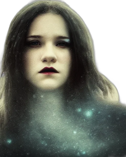 face, creature, photorealistic, fantasy art, comic book art, concept art, outer space, dark transparent PNG cut-out
