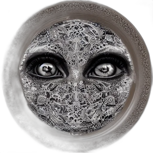mask, face, jewelry, creature transparent PNG cut-out