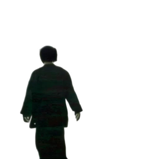 robot, jacket, staff, creature transparent PNG cut-out