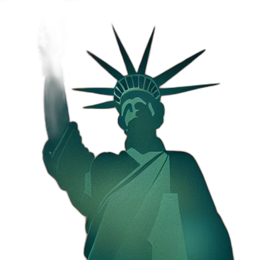 staff, vaporwave, 3d render, concept art, pixel art, green, poster, art transparent PNG cut-out