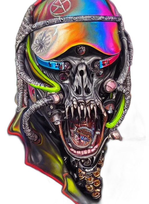 mask, face, creature, jacket transparent PNG cut-out