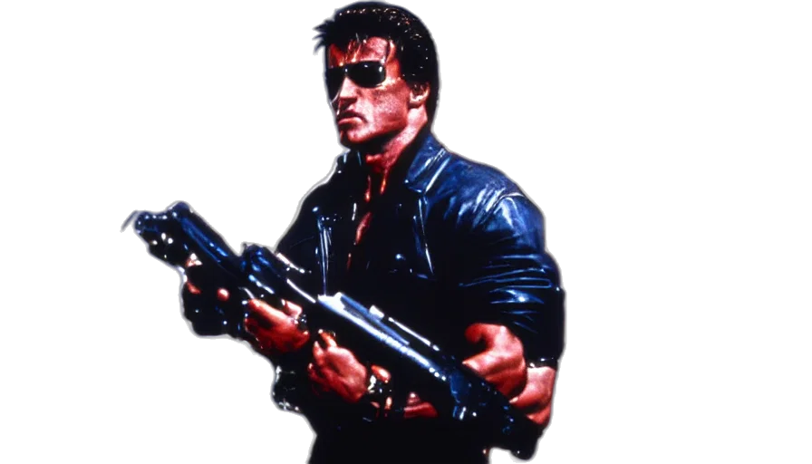 weapon, jacket, pixel art, concept art, cyberpunk, comic book art, film, still transparent PNG cut-out