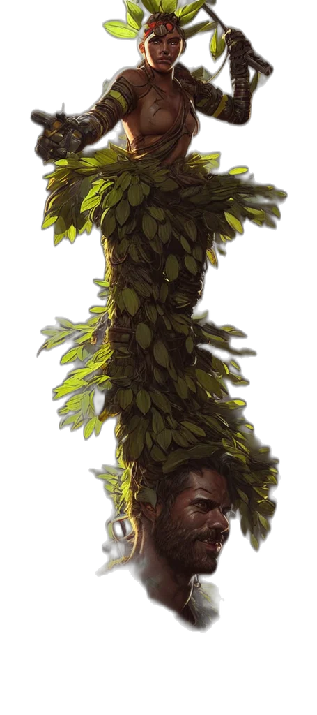 tree, staff, creature, crown transparent PNG cut-out