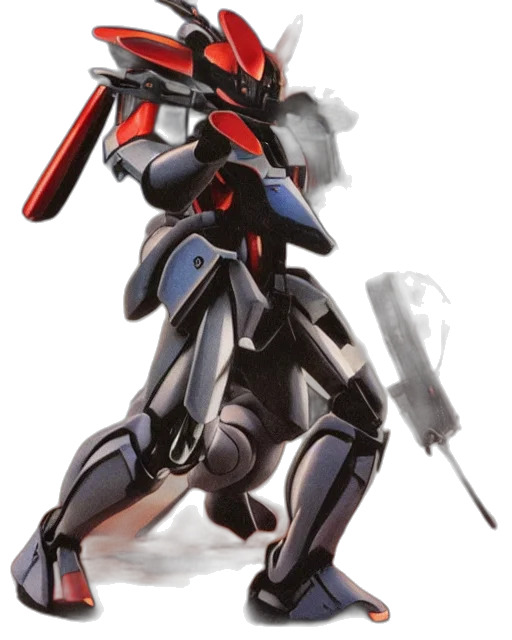 robot, weapon, concept art, 3d render transparent PNG cut-out