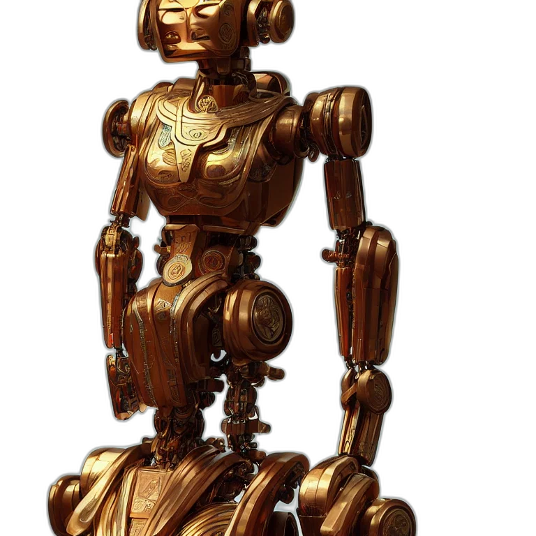 robot, staff, weapon, concept art transparent PNG cut-out