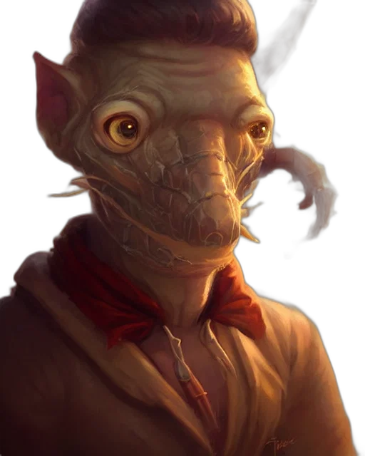mask, face, staff, creature, concept art, fantasy art, photorealistic, comic book art transparent PNG cut-out