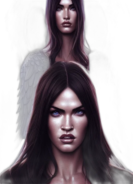 face, fantasy art, concept art, photorealistic, comic book art, dark, earth tones, pastel transparent PNG cut-out