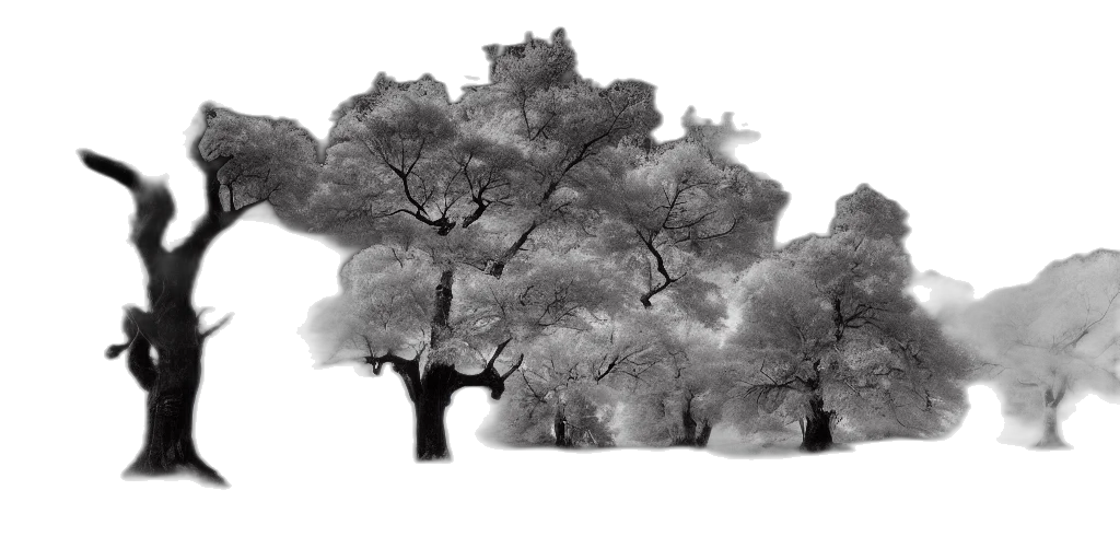 tree, crown, animal, furniture, photorealistic, 3d render, concept art, fantasy art transparent PNG cut-out