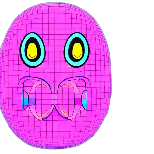 mask, face, robot, creature transparent PNG cut-out