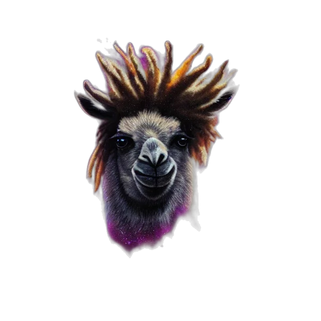 animal, creature, hair, face, watercolor, photorealistic, oil painting, concept art transparent PNG cut-out