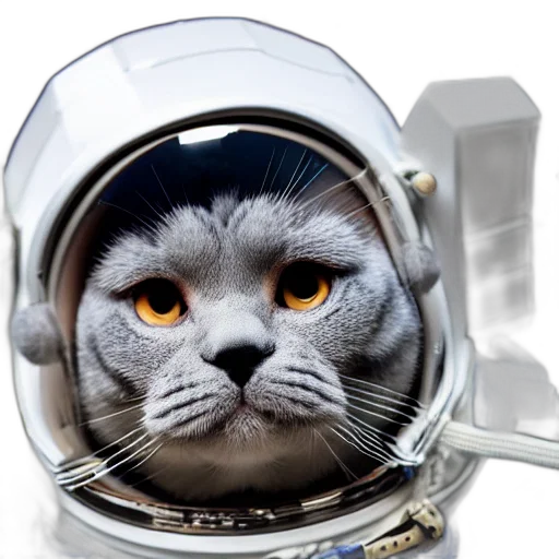 robot, animal, staff, face, photorealistic, outer space, photo, grey transparent PNG cut-out