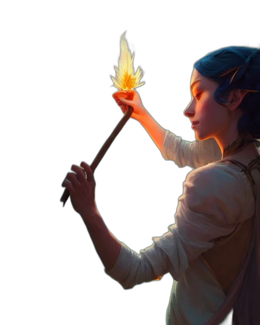 staff, sword, weapon, dragon, concept art, fantasy art, pixel art, 3d render transparent PNG cut-out