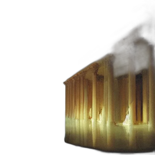 building, furniture, 3d render, concept art transparent PNG cut-out
