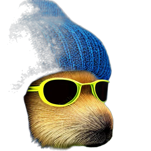 hat, animal, jacket, face transparent PNG cut-out