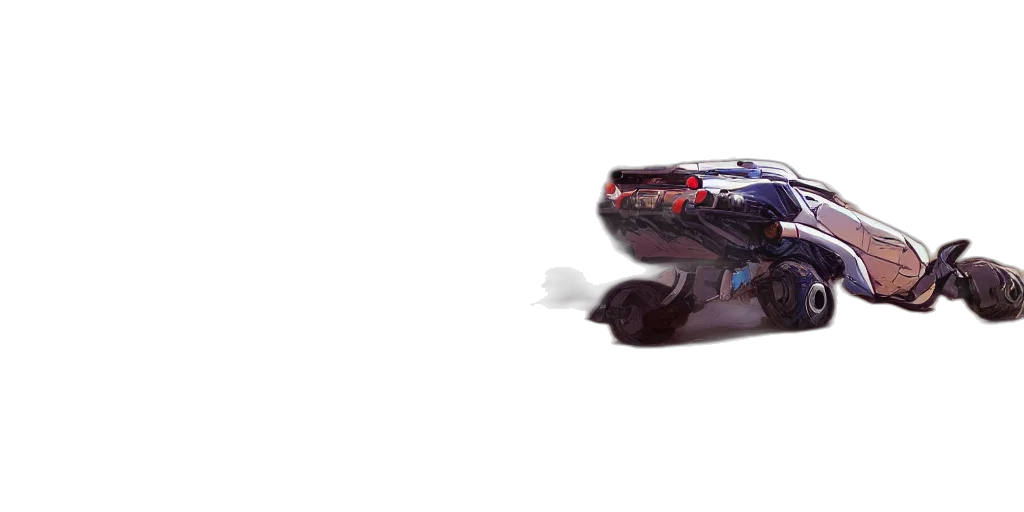 robot, car, weapon, creature, 3d render, concept art, cyberpunk, photorealistic transparent PNG cut-out