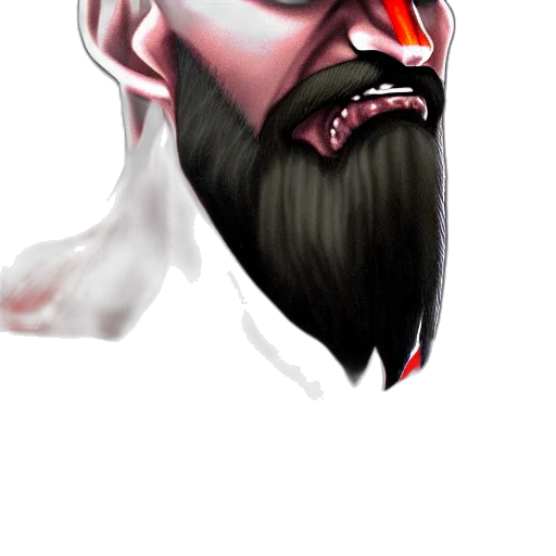 face, mask, creature, concept art, fantasy art, photorealistic, comic book art, red transparent PNG cut-out