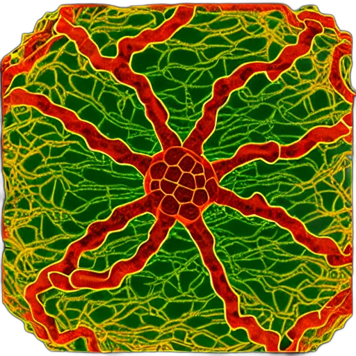 crown, flower, umbrella, hair, neural, virus transparent PNG cut-out