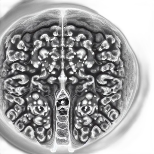 crown, face, hair, mri, scan, alien, multiple, brains transparent PNG cut-out