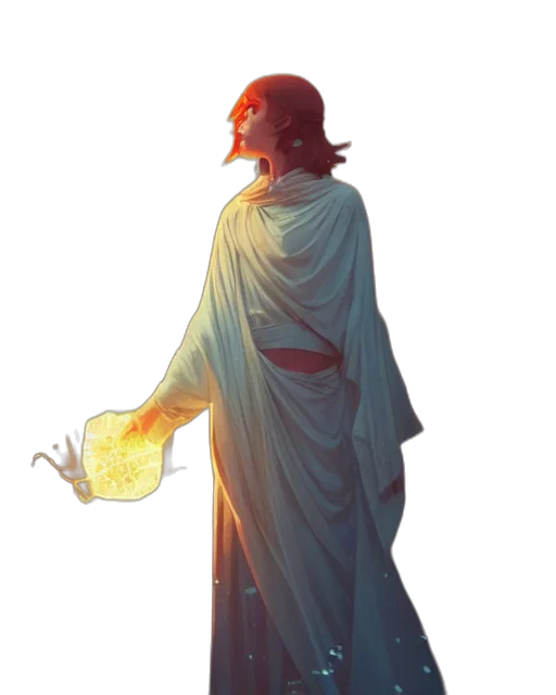 staff, sword, jacket, concept art, fantasy art, comic book art, pixel art, fire transparent PNG cut-out