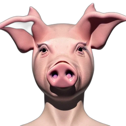 face, mask, animal, creature, 3d render, photorealistic, concept art, realistic transparent PNG cut-out