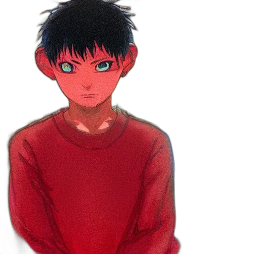 jacket, face, mask, creature transparent PNG cut-out