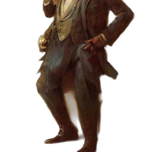 staff, jacket, face, mask, concept art, 3d render, photorealistic, oil painting transparent PNG cut-out