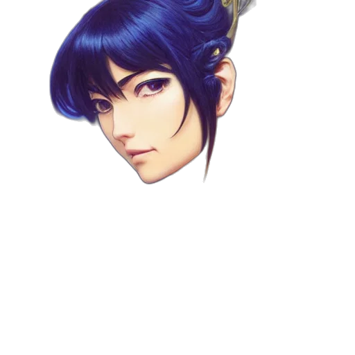 face, crown, mask, staff transparent PNG cut-out